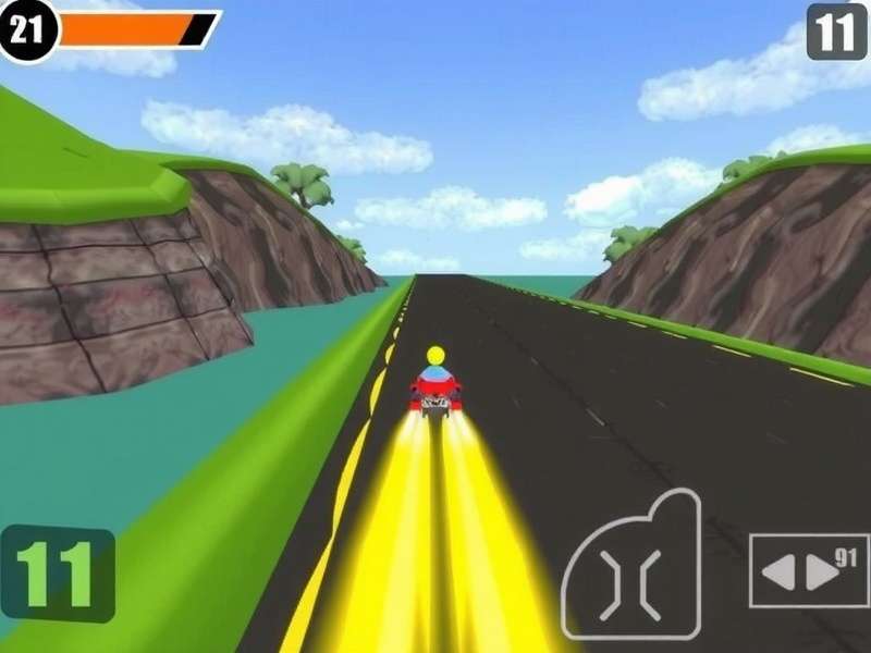 Papri Flash Racer Gameplay Screenshot